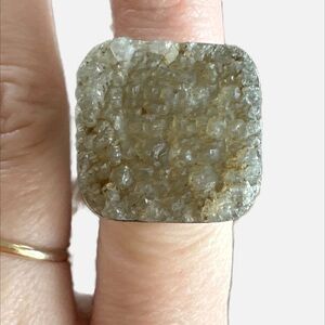 Sterling Silver Geode Ring
